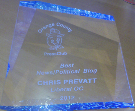  - 2012-BestNews-Political-Blog-Award