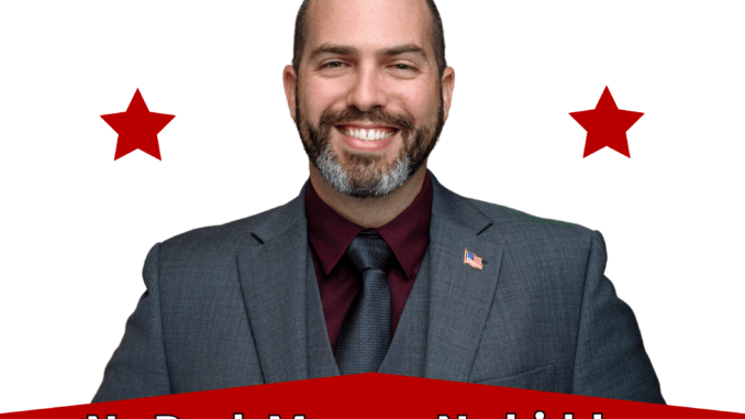 Jordan Kirby Blue Political Election Flyer